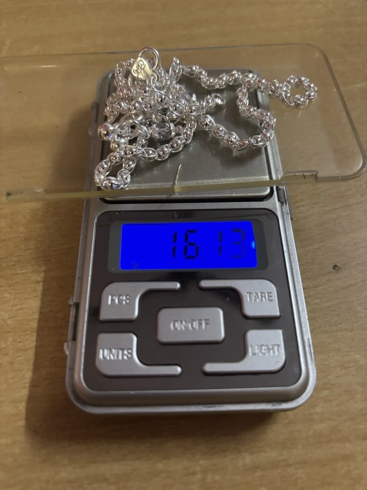 2 Pc 999 Silver Light Weight Hollow Flexible Anklet Payal, 16 gm, 10.5 inch - Image 4 of 4