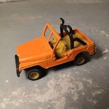 Vintage Holly Orange Golden Eagle Jeep W Roll Cage 143 Hong Kong