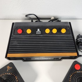 Atari Flashback 4 Classic Game Console W/ 2 Wireless Controllers TESTED