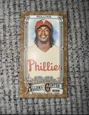 2025 Topps Allen & Ginter Jimmy Rollins Brown Border Mini - Phillies #159