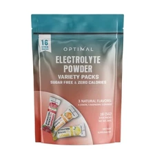 Optimal Supplements Electrolytes Powder Energy Drink 16 Servings Tropical