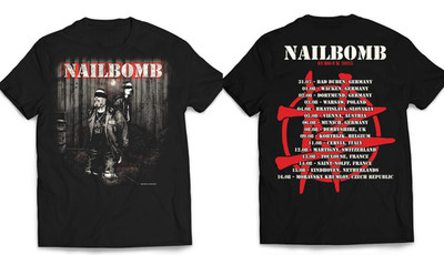 For Fan Nailbomb Band Ablum Music T-shirt All Size S to 5XL 2F2062