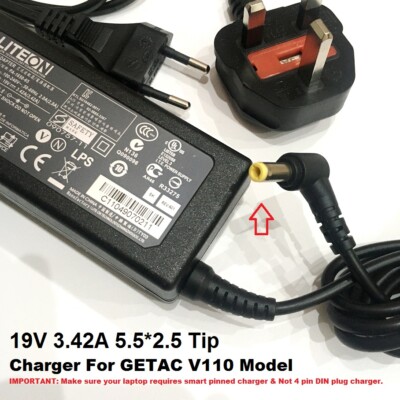 19V 3,42A Netzteil/Ladegerät für Getac V110 Modell, 5,5*2,5