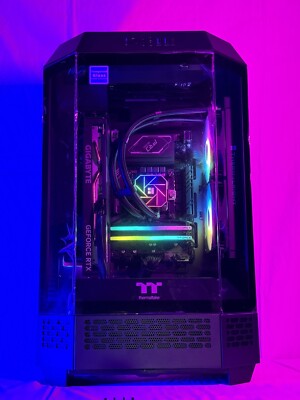 New gaming PC  ️ with sleek Micro ATX Tower 300 case and excellent cooling.