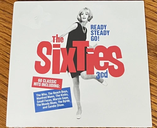VARIOUS ARTISTS "READY STEADY GO THE SIXTIES" BRAND NEW ORIGINAL 2017 UK 3CD