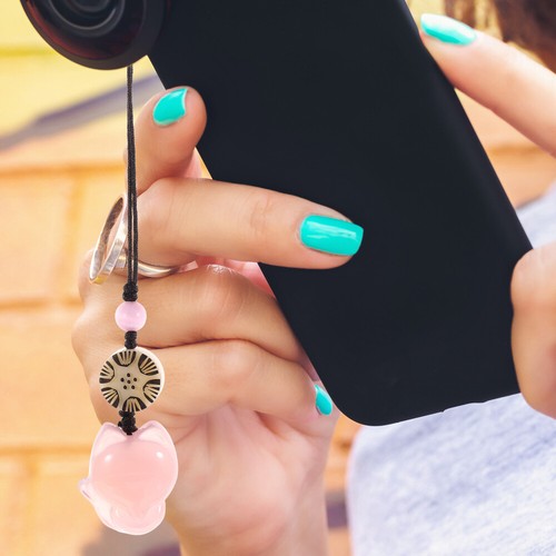 Charms Phone Case Phone Wrist Strap Chinese Phone Strap Chinese Jade Keychains - 第 10/12 張圖片