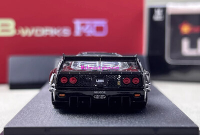 Star 1:64 Black F40 LBWK Racing Sports Model Diecast Metal