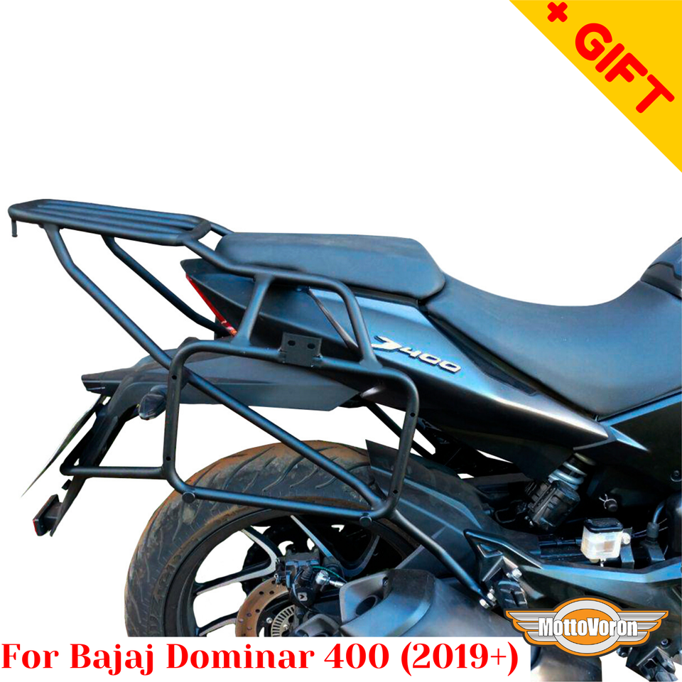 For Bajaj Dominar 400 rack luggage system D400 UG side carrier for ...