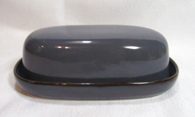 Sango China CONCEPTS EGGPLANT 1/4 LB Covered Butter Dish GC