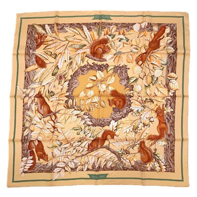 Hermes Carre 90 CASSE NOISETTE Nutcracker Silk Scarf