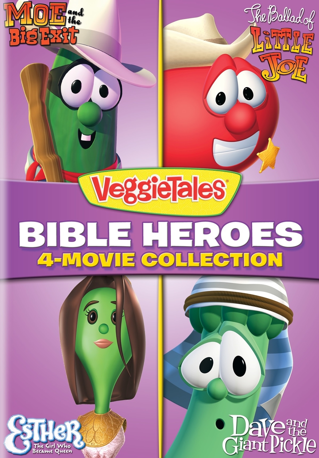 VeggieTales: Bible Heroes 4-Movie Collection US IMPORT Region 1 Little Joe Dave