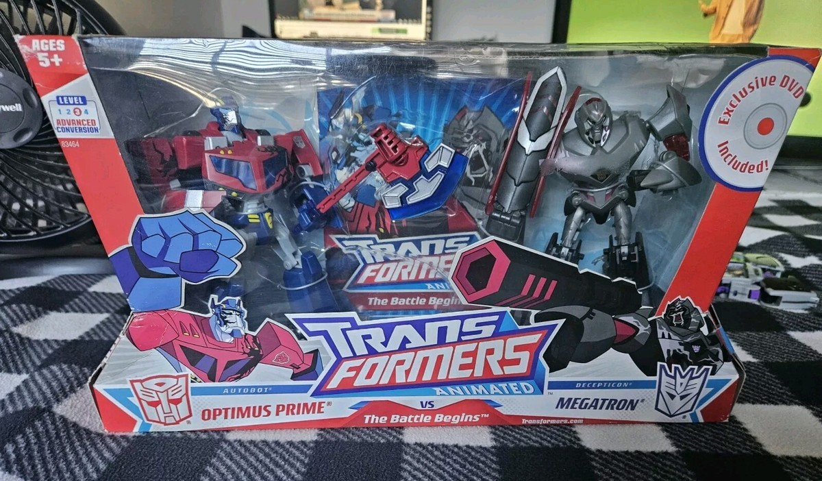 Transformers Animated Optimus Prime Megatron Misb 2009 | eBay
