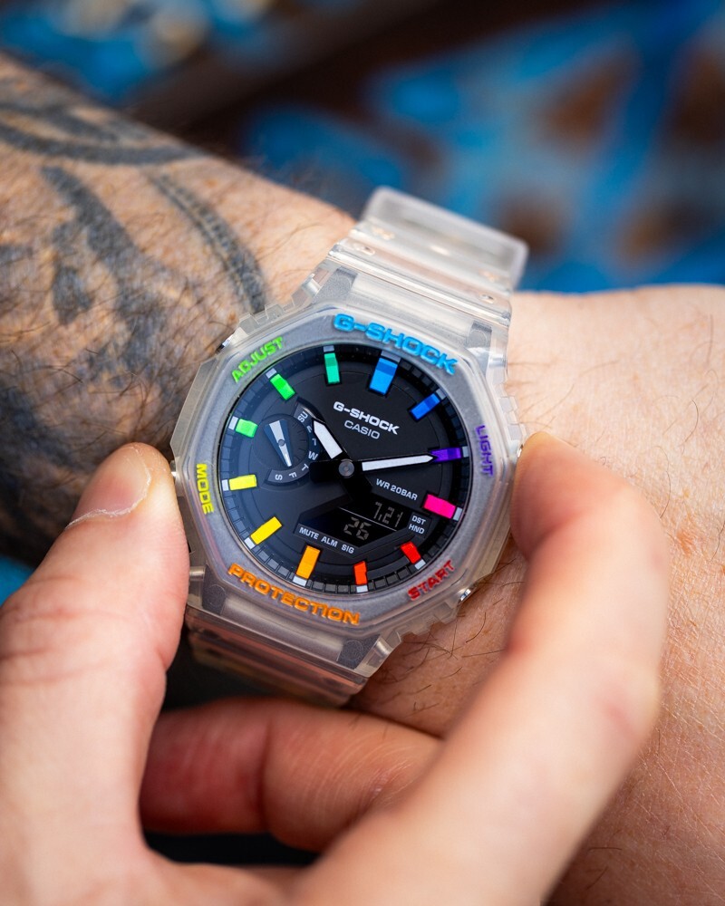 Custom Mod Casio G-Shock CasiOak Hand Painted GA-2100 Custom Mod Casio G-Shock CasiOak Hand Painted GA-2100