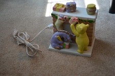 Vintage Winnie the Pooh "Stockings by the Chimney" Night Light - by Charpente