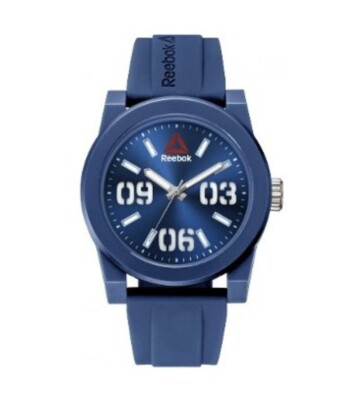 Reebok Herren blau/weiß HOOK Uhr Armbanduhr [New Old Stock] ohne Box