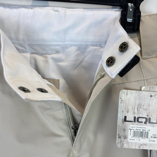LIQUID Bora Womens XS Snowboard Ski Pants Insulated Waterproof Beige $100 - Picture 11 of 22