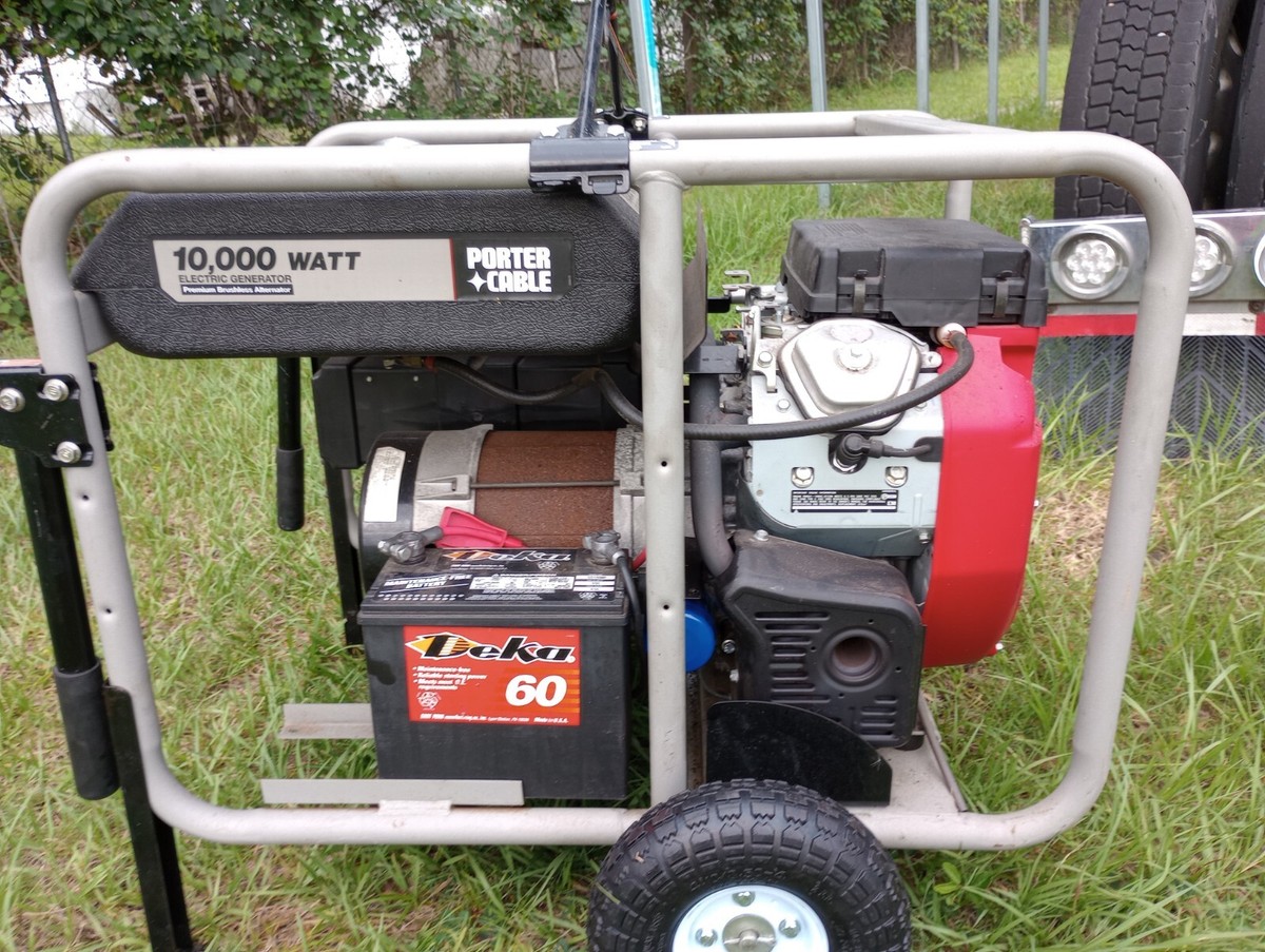 PORTER！10000→7000 Portercable Generator 10000 Honda 20hp Engine | eBay