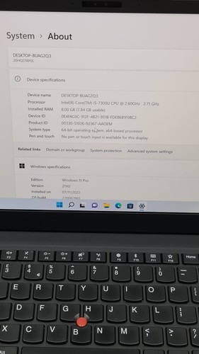 Lenovo ThinkPad X1 Carbon 5th Gen Core i5-7300U 256GB SSD 8GB RAM 14-i WQHD IPS - Picture 6 of 9