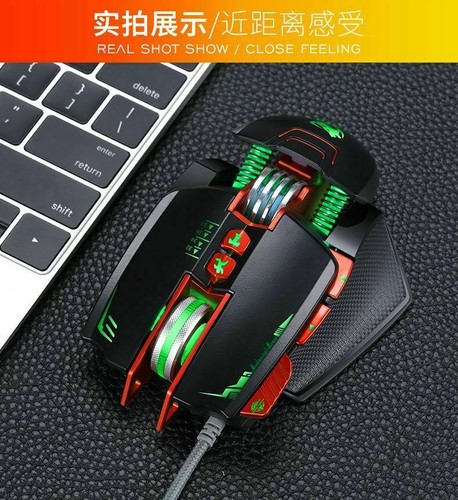 3200DPI Gaming Mouse Wired Programmable USB Computer Mice RGB Gamer PC 8 Button - 第 6/10 張圖片