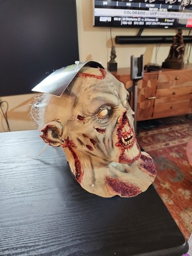 Halloween ANCIENT ZOMBIE MASK Adult Latex Deluxe Mask Ghoulish Productions - Picture 2 of 6