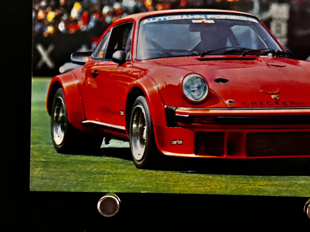 PORSCHE 934 TURBO Super Car Vintage Card Japanese JAPAN Very PORSCHE 934 TURBO Super Car Vintage Card Japanese JAPAN Very