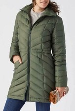 Duluth Trading Company Women's Cold Reliable Down Coat Green Size Small