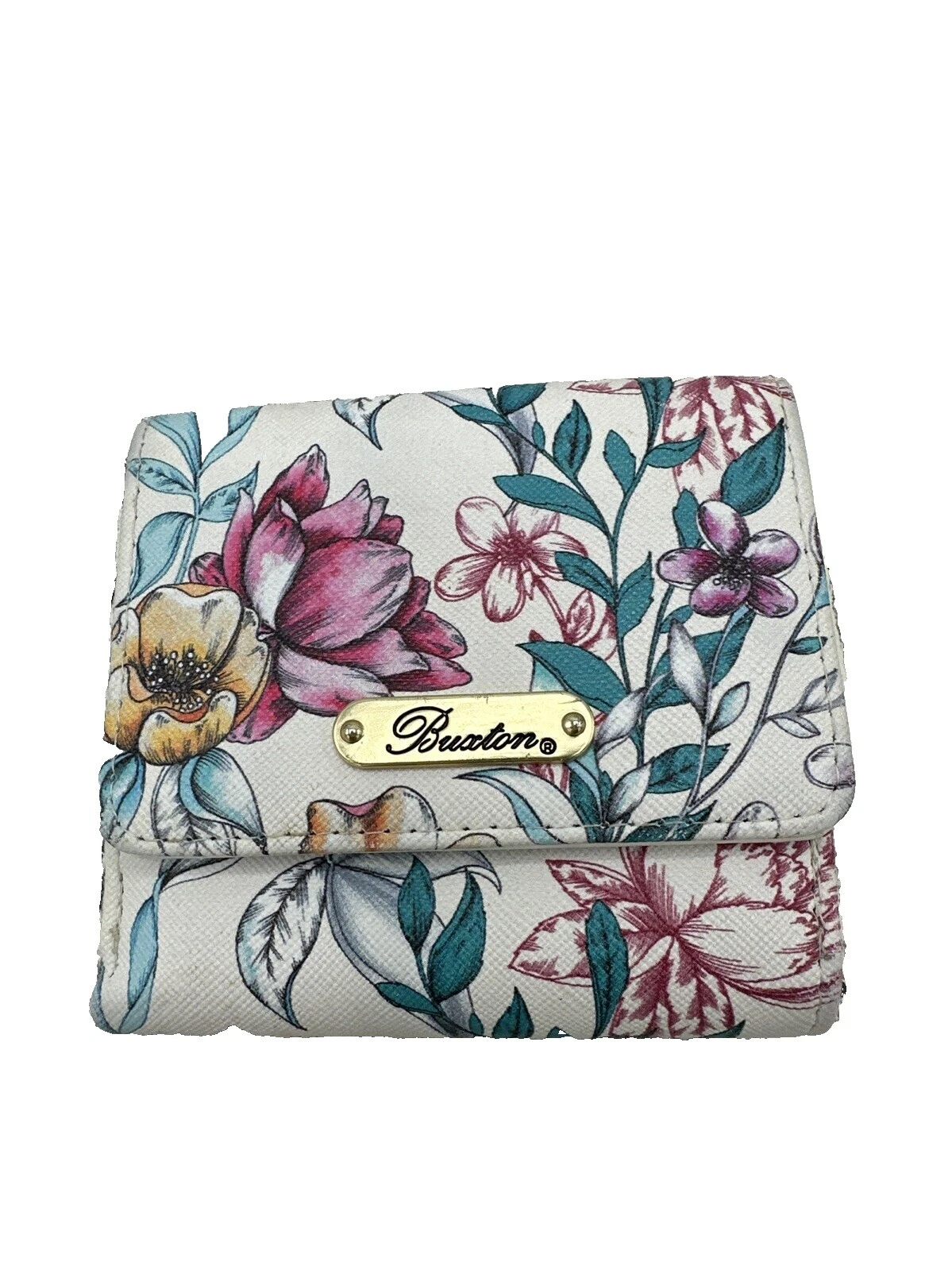 CARTEIRAS femininas de Buxton de couro falso com Cartão de Crédito