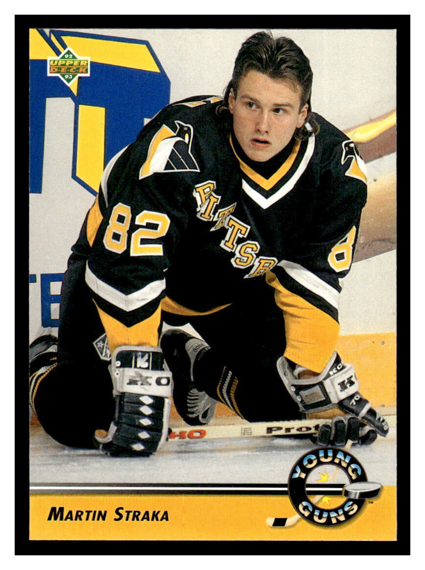 1992 Upper Deck #559 Martin Straka - Pittsburgh Penguins Rookie Card