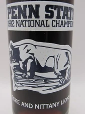 PENN STATE -  Coca Cola Bottles - 1982 National Football Champions - Joe Paterno