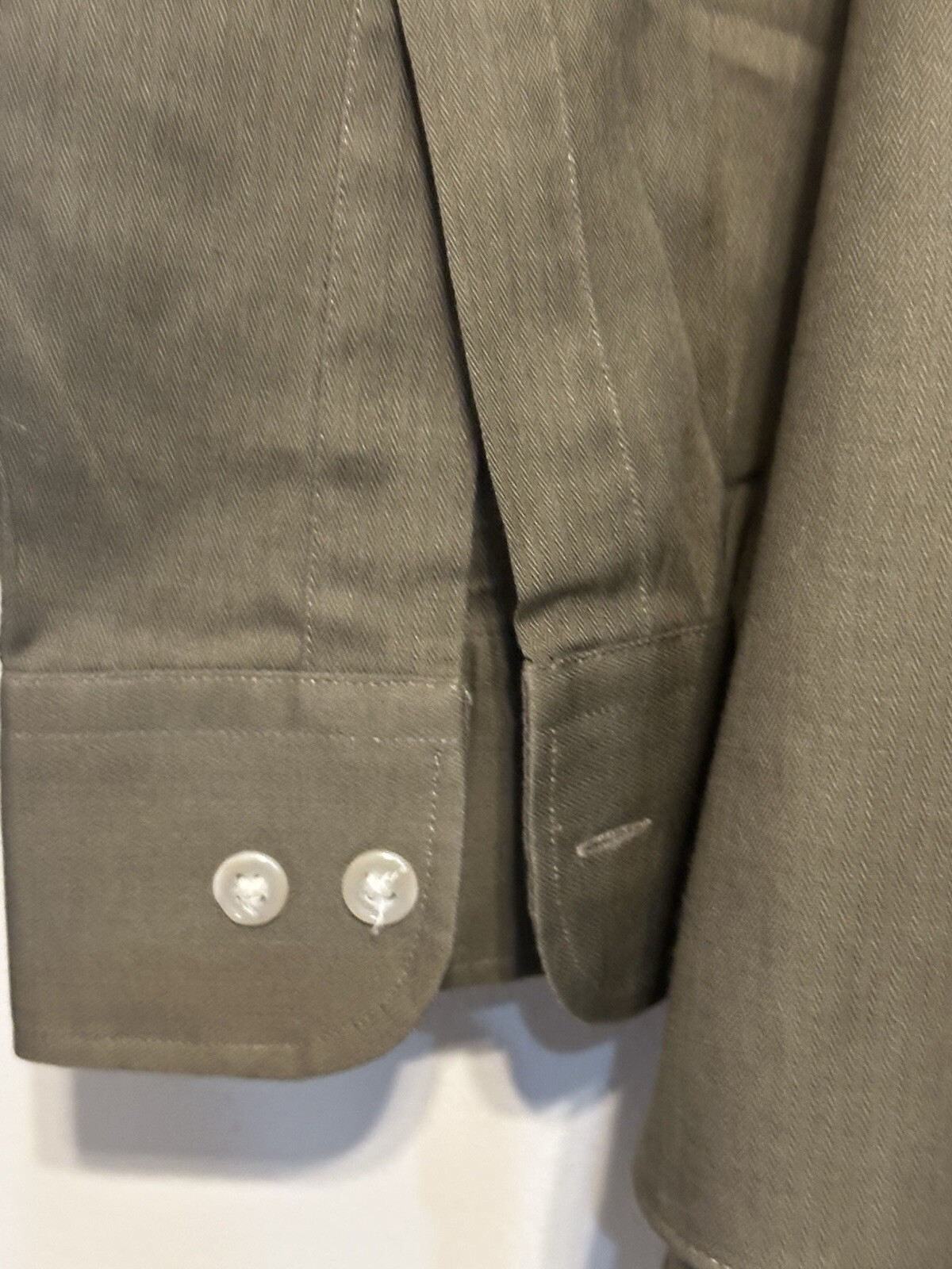 YvesSaint Laurent verde con bottoni taglia 16 32 33