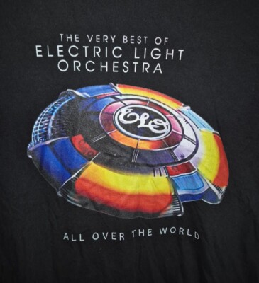 ELO Electric Light Orchestra PROMOTIONAL Best of T Shirt cd lp Jeff Lynne L
