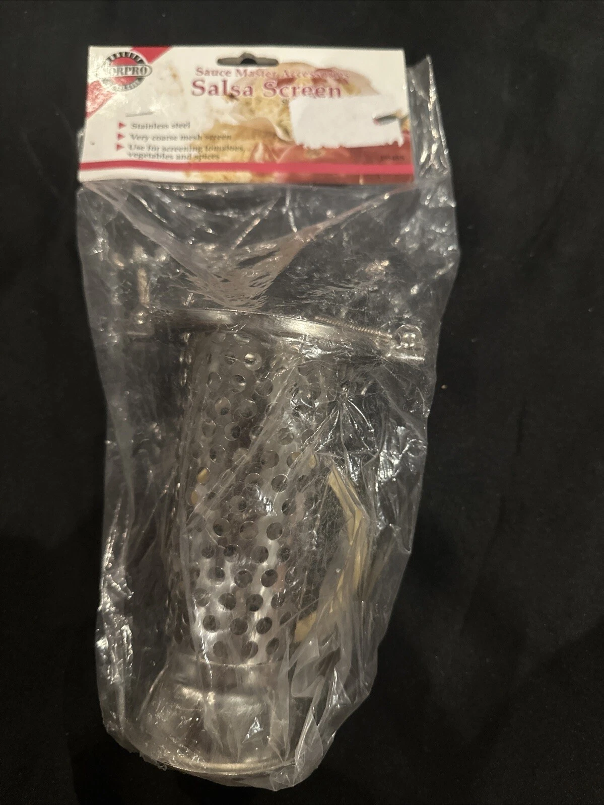 Norpro #1954SS Sauce Master Accessories Salsa Screen - New in box