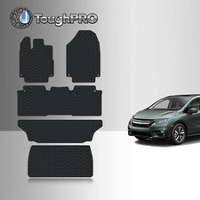 Toughpro Floor Mats Full Set Black For Honda Odyssey All Weather 2018-2026