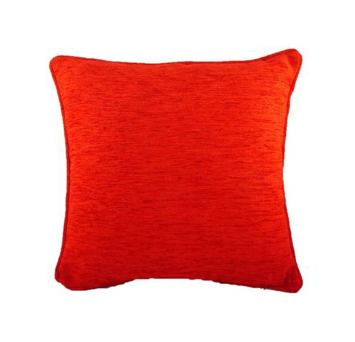 Luxury Plain Chenille Piped Edge 17" Cushions Deep Dye many colours washable - Picture 9 of 19