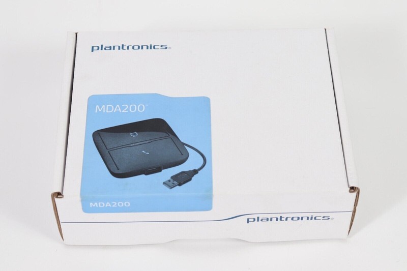 Plantronics MDA200 83757-01 USB Desk Phone Softphone Headset Switch with Cables