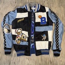 Prep Curry Prepared Fashion Varsity Jacket W Sow On Teddy Basketball Patches XL