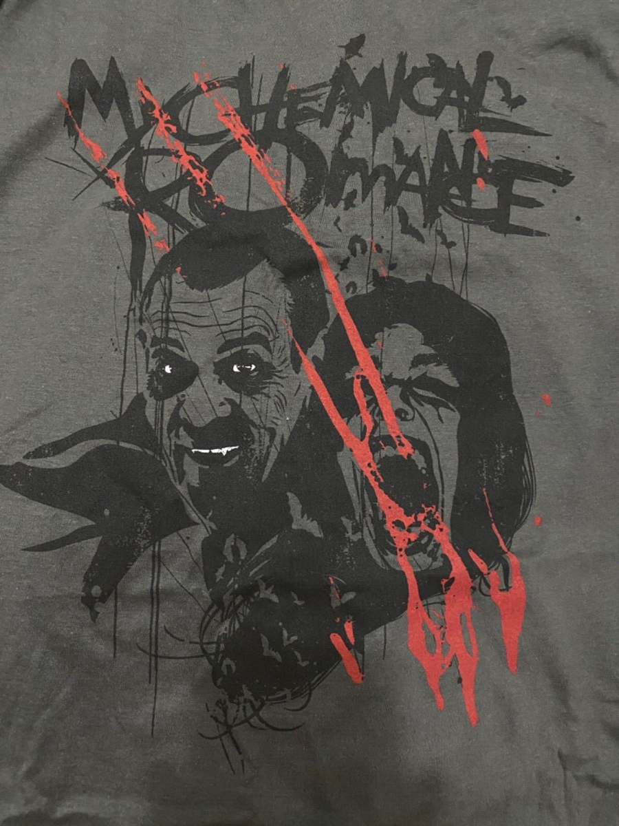 MY CHEMICAL ROMANCE T Shirt XL Dark Grey Black Vampires Will Never