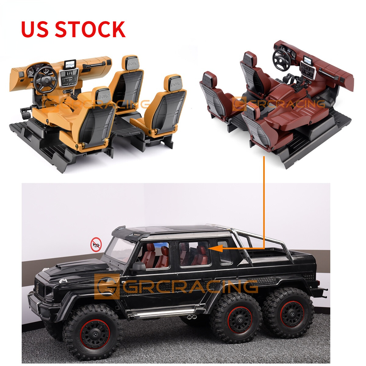 Interior Simulation for TRAXXAS TRX-4 TRX-6 G500 G63 6x6 Interior Simulation for TRAXXAS TRX-4 TRX-6 G500 G63 6x6
