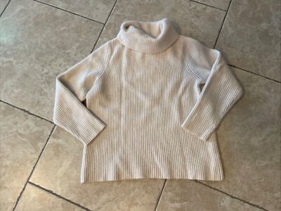 Peter Hahn Damen Rollkragenpullover 100% Kaschmir Maße in Beschreibung Wollweiß