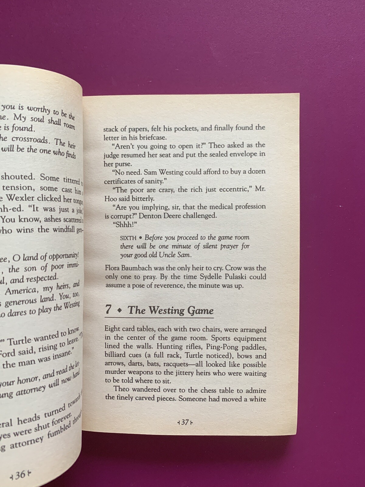 The Westing Game by Ellen Raskin (1997, Hardcover, Prebound) 9780881039719  | eBay