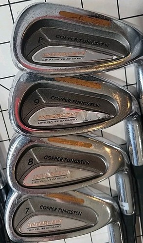 Knight Intercept Men's Golf Clubs 1,3,5 Wood + 4- PW Aldila VX Graphite Shafts - Picture 9 of 18