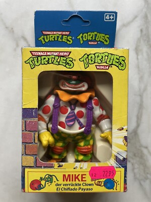 1992 Teenage Mutant Ninja Turtles Clownin Mikey Box Hero Version TMNT Sealed MOC