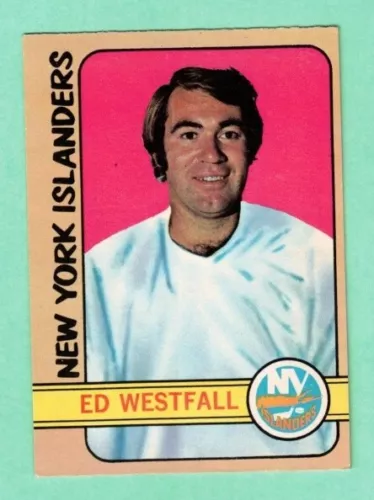 (1) ED WESTFALL 1972-73 O-PEE-CHEE # 104 ISLANDERS EX/EX+ CARD (L0836)