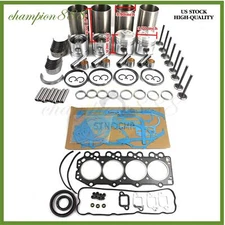 For 3RINGS MAZDA HA Hyster Yale Forklift Truck Engine Overhaul Rebuild Kit T3000