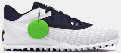 Under Armour Yard Turf 3.0 HOVR Black White Baseball Shoes  display picture 1