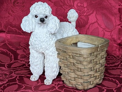 Poodle Resin Indoor Outdoor Planter Dad Grandad Mum Grandma Nan Aunt Birthday