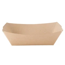 Southern Champion Cardboard Eco Food Trays, 1lb, 5.5" x 3.5" x 1.5" | 1000/Case