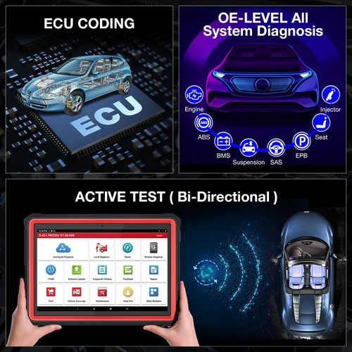 2025 LAUNCH X431 PRO3S+ V+5.0 Bidirectional OBD2 Diagnostic Scanner Key Coding - Picture 4 of 18