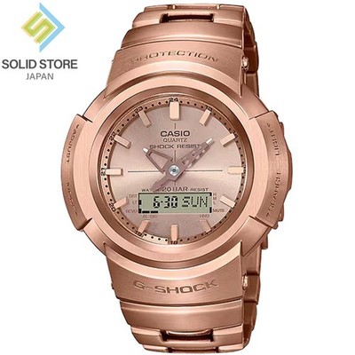 CASIO G-SHOCK AWM-500GD-4AJF FULL METAL Atomic Radio Solar Watch Rose Gold