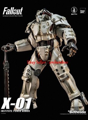 New！Threezero 1/6 Fallout X-01 Institute Power Armor White Action Figures Model